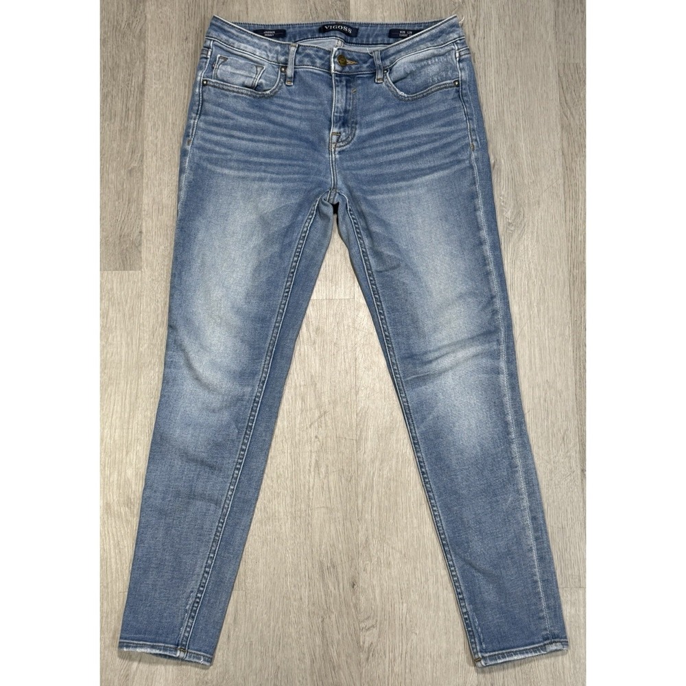 Vigoss Jagger Skinny Jeans Women Size 28 Light Wash Stretch Casual Mid Rise